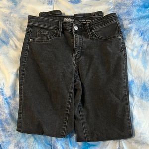 Mossimo Supply Co. High Rise Black Size 4/27R No Rip Jeggings